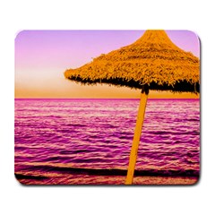 Pop Art Beach Umbrella  Large Mousepads by essentialimage