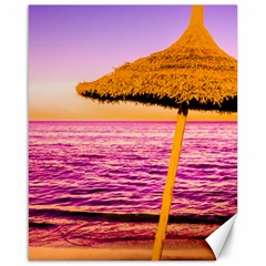 Pop Art Beach Umbrella  Canvas 16  X 20  by essentialimage