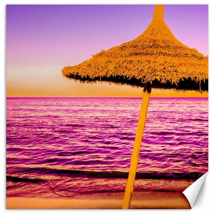 Pop Art Beach Umbrella  Canvas 20  x 20 