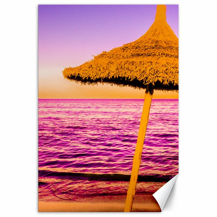 Pop Art Beach Umbrella  Canvas 20  x 30 