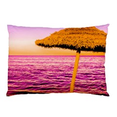 Pop Art Beach Umbrella  Pillow Case (two Sides) by essentialimage