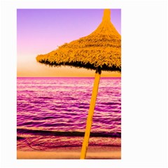 Pop Art Beach Umbrella  Small Garden Flag (two Sides) by essentialimage