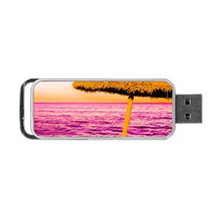 Pop Art Beach Umbrella  Portable Usb Flash (one Side) by essentialimage