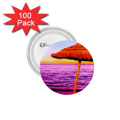 Pop Art Beach Umbrella  1 75  Buttons (100 Pack)  by essentialimage