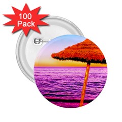 Pop Art Beach Umbrella  2 25  Buttons (100 Pack)  by essentialimage