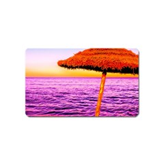 Pop Art Beach Umbrella  Magnet (name Card) by essentialimage