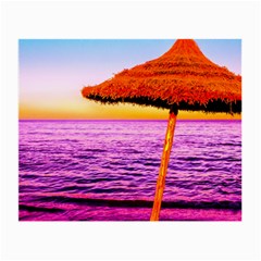 Pop Art Beach Umbrella  Small Glasses Cloth by essentialimage