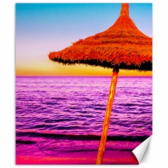 Pop Art Beach Umbrella  Canvas 20  X 24  by essentialimage