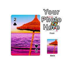 Pop Art Beach Umbrella  Playing Cards 54 Designs (mini) by essentialimage