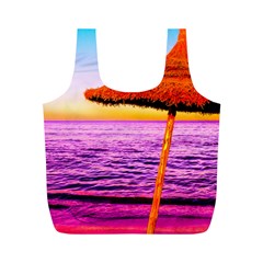 Pop Art Beach Umbrella  Full Print Recycle Bag (m) by essentialimage