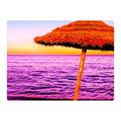 Pop Art Beach Umbrella  Double Sided Flano Blanket (mini)  by essentialimage