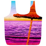 Pop Art Beach Umbrella  Full Print Recycle Bag (XXL) Front