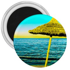 Pop Art Beach Umbrella  3  Magnets