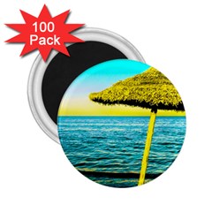 Pop Art Beach Umbrella  2 25  Magnets (100 Pack)  by essentialimage