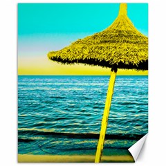 Pop Art Beach Umbrella  Canvas 16  X 20  by essentialimage