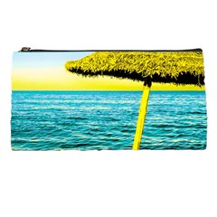 Pop Art Beach Umbrella  Pencil Cases by essentialimage