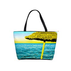 Pop Art Beach Umbrella  Classic Shoulder Handbag by essentialimage