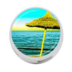 Pop Art Beach Umbrella  4-port Usb Hub (one Side) by essentialimage