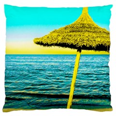 Pop Art Beach Umbrella  Large Flano Cushion Case (two Sides) by essentialimage