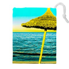 Pop Art Beach Umbrella  Drawstring Pouch (5xl)