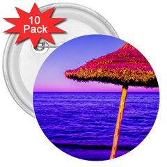 Pop Art Beach Umbrella  3  Buttons (10 Pack)  by essentialimage