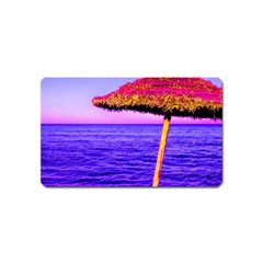 Pop Art Beach Umbrella  Magnet (name Card) by essentialimage