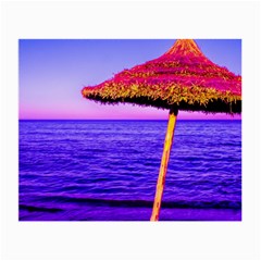 Pop Art Beach Umbrella  Small Glasses Cloth by essentialimage