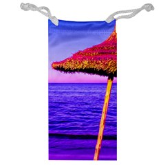 Pop Art Beach Umbrella  Jewelry Bag by essentialimage