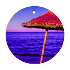 Pop Art Beach Umbrella  Round Ornament (two Sides) by essentialimage