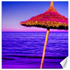 Pop Art Beach Umbrella  Canvas 12  X 12  by essentialimage