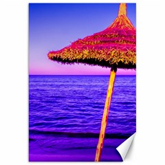 Pop Art Beach Umbrella  Canvas 20  X 30  by essentialimage