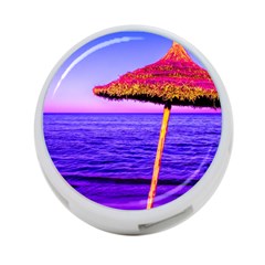 Pop Art Beach Umbrella  4-port Usb Hub (two Sides) by essentialimage