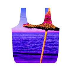 Pop Art Beach Umbrella  Full Print Recycle Bag (m) by essentialimage