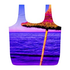 Pop Art Beach Umbrella  Full Print Recycle Bag (l) by essentialimage