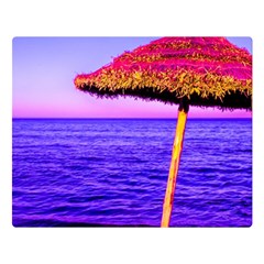 Pop Art Beach Umbrella  Double Sided Flano Blanket (large)  by essentialimage