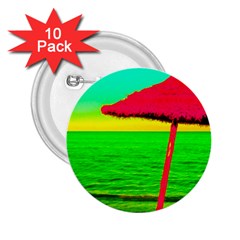 Pop Art Beach Umbrella 2 25  Buttons (10 Pack)  by essentialimage