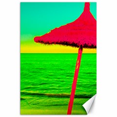 Pop Art Beach Umbrella Canvas 20  X 30 