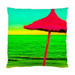 Pop Art Beach Umbrella Standard Cushion Case (one Side)