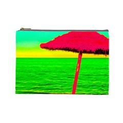 Pop Art Beach Umbrella Cosmetic Bag (large)