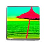 Pop Art Beach Umbrella Memory Card Reader (Square 5 Slot) Front