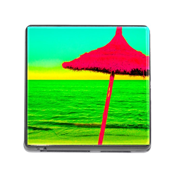 Pop Art Beach Umbrella Memory Card Reader (Square 5 Slot)