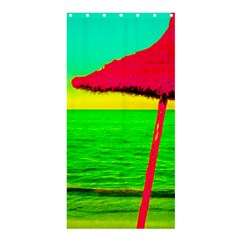 Pop Art Beach Umbrella Shower Curtain 36  X 72  (stall) 