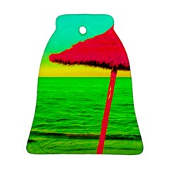 Pop Art Beach Umbrella Ornament (bell)