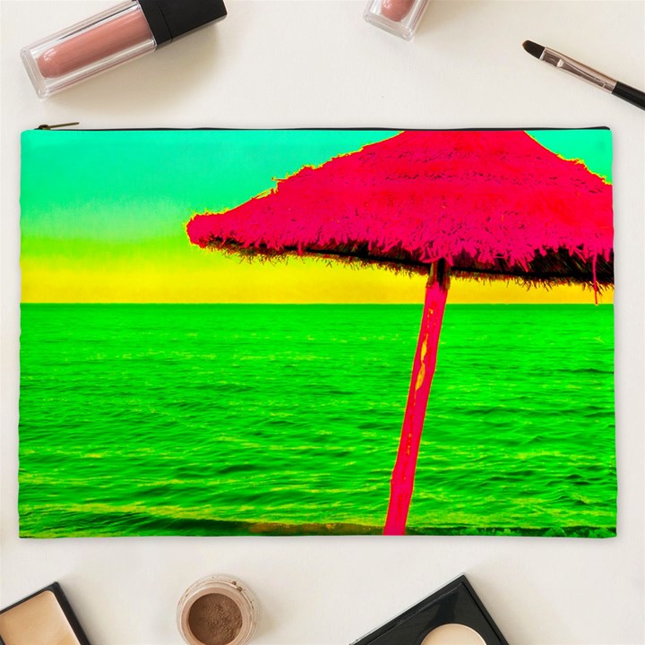 Pop Art Beach Umbrella Cosmetic Bag (XXL)