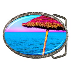 Pop Art Beach Umbrella  Belt Buckles