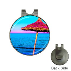 Pop Art Beach Umbrella  Hat Clips With Golf Markers