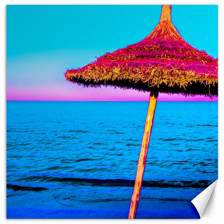 Pop Art Beach Umbrella  Canvas 20  x 20 