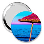 Pop Art Beach Umbrella  3  Handbag Mirrors Front