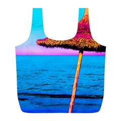 Pop Art Beach Umbrella  Full Print Recycle Bag (l)