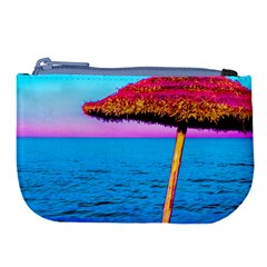 Pop Art Beach Umbrella  Large Coin Purse